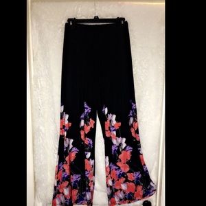 ALFANI- Floral Wide Leg Trousers